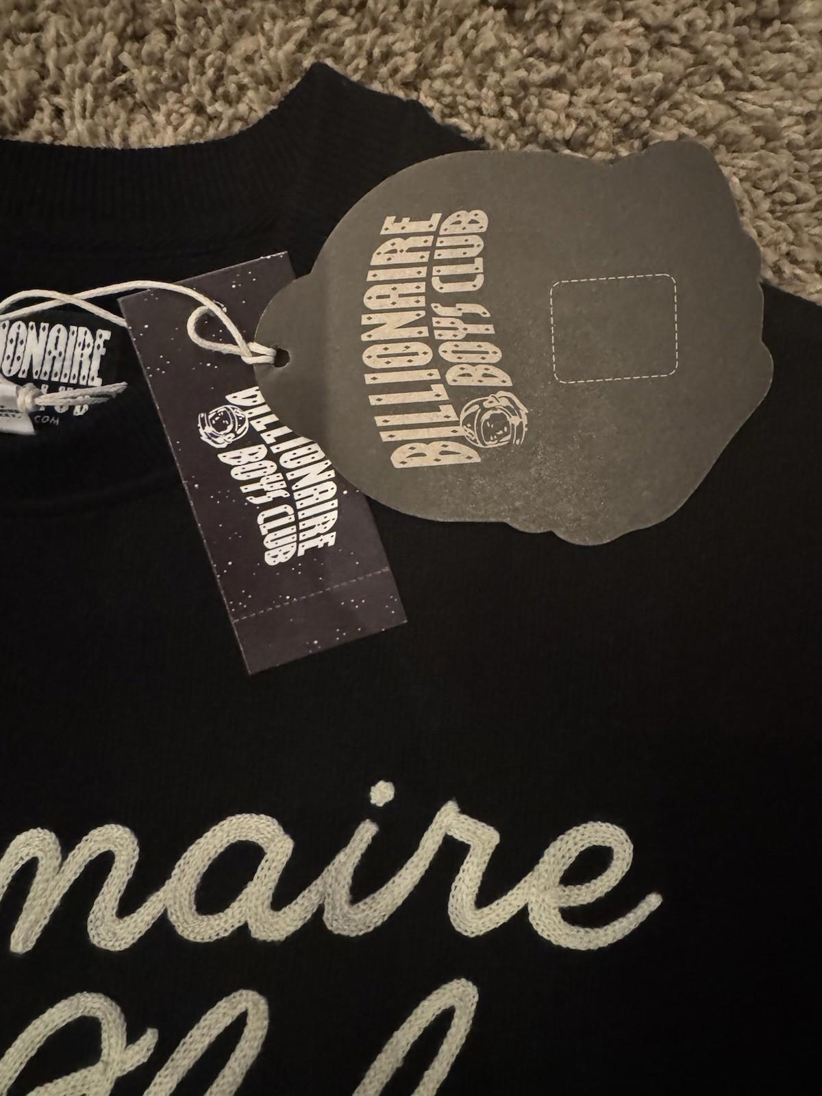 BILLIONAIRE BOYS CLUB BBC SIGNATURE CREWNECK Black NWT MED