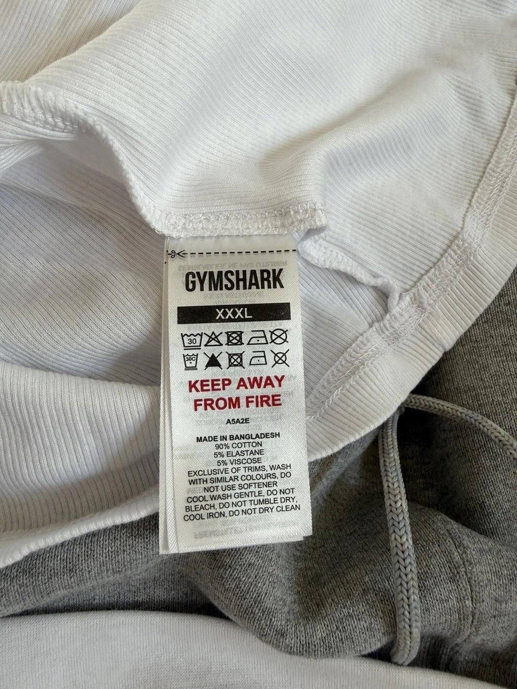 Gymshark Tank Top Mens 3XL White Lightweight Gym Tank NWOT