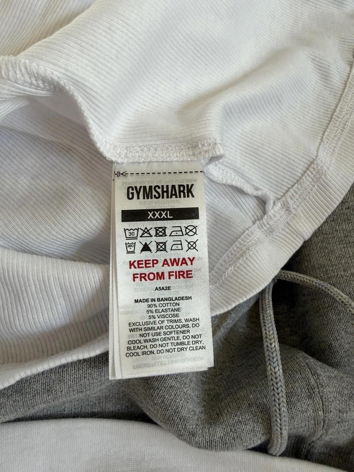 Gymshark Tank Top Mens 3XL White Lightweight Gym Tank NWOT