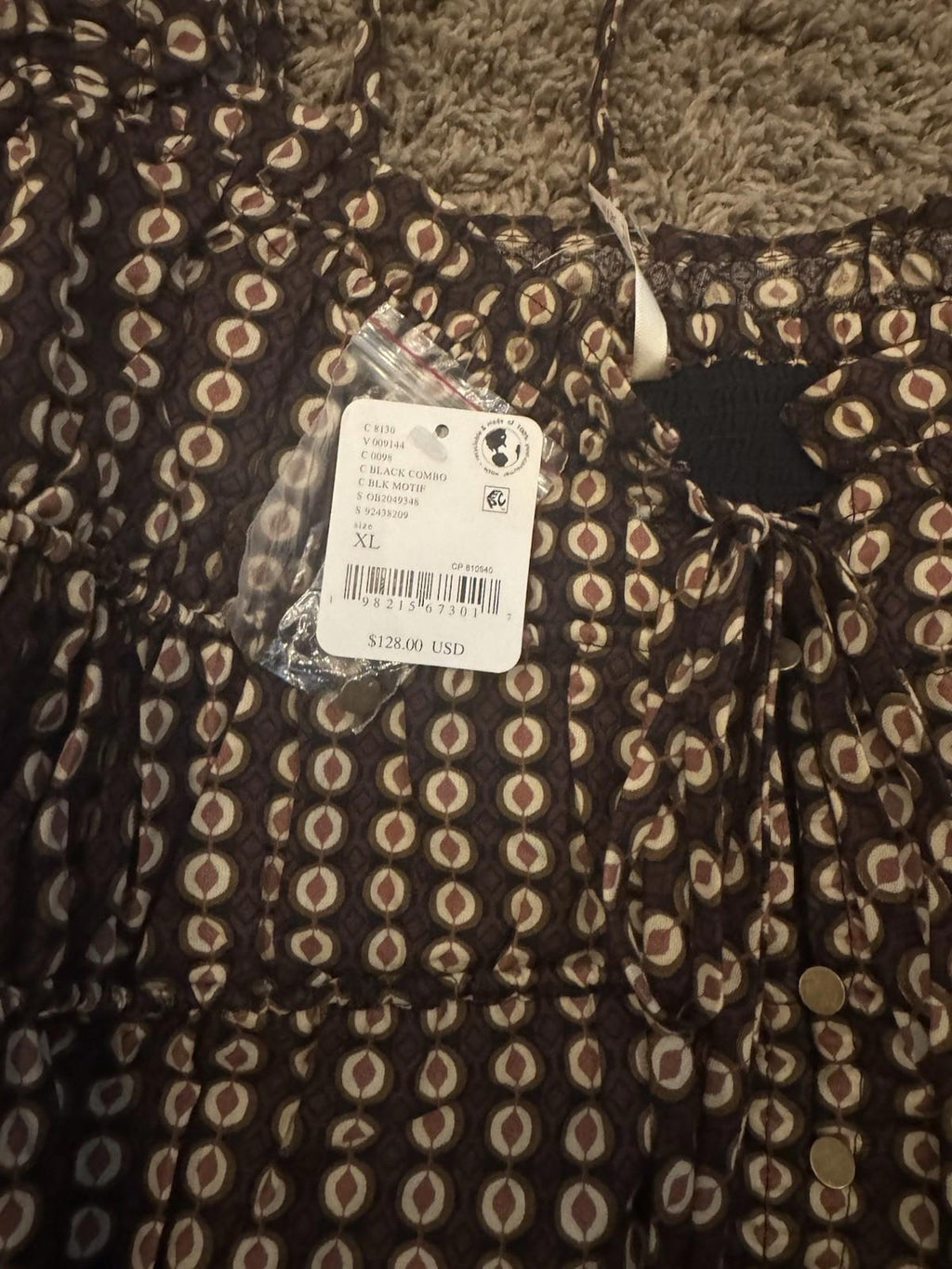 NWT Free People Star Dip Mini Dress Size  XL