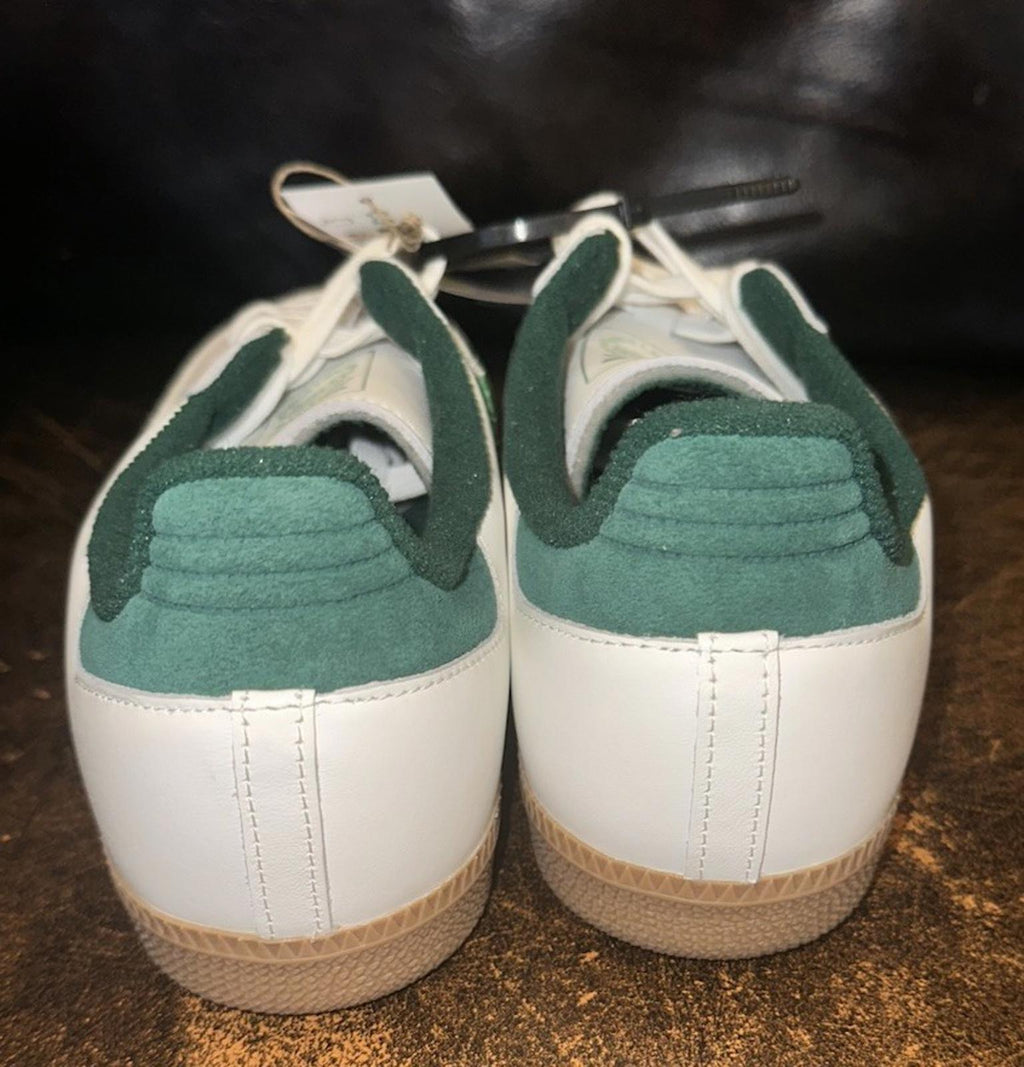 Adidas Samba OG shoe "Cloud White/Collegiate Green” 9 M NEW!
