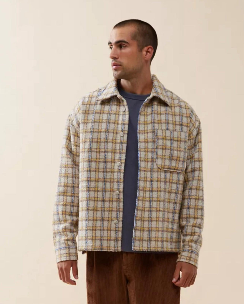 NWOT Urban Outfitters UO Con Boucle Overshirt Medium NEW