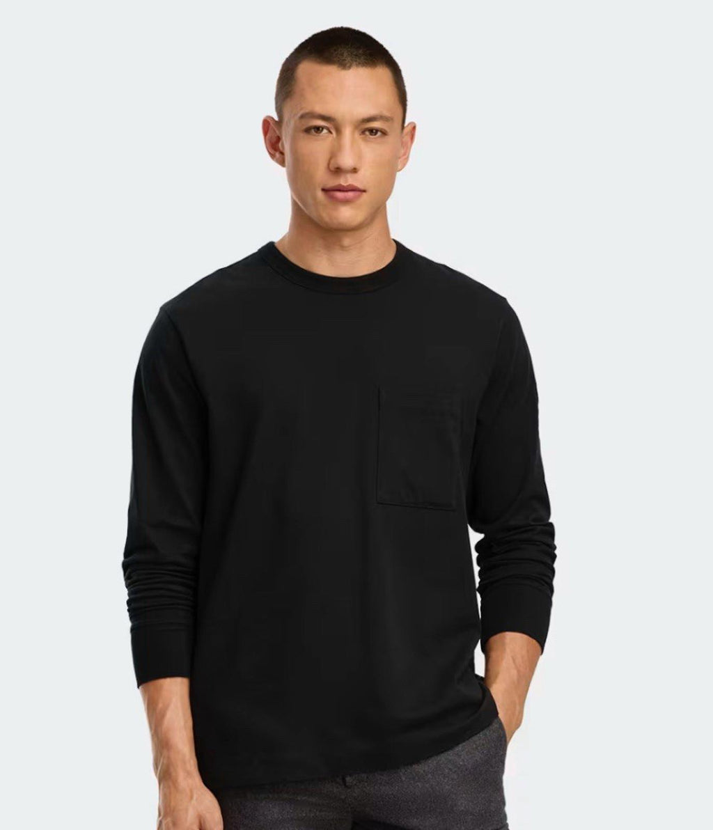 Canada Goose Gladstone Relaxing Long Sleeve T-Shirt Black Size S NEW $225 MSRP