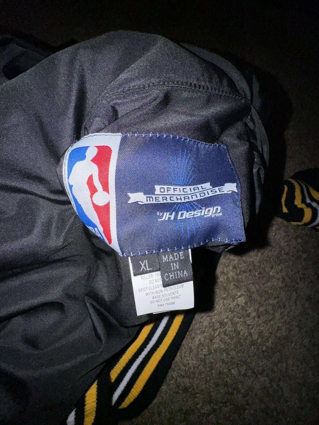 NBA Los Angeles Lakers JH Design Wool Reversible Jacket