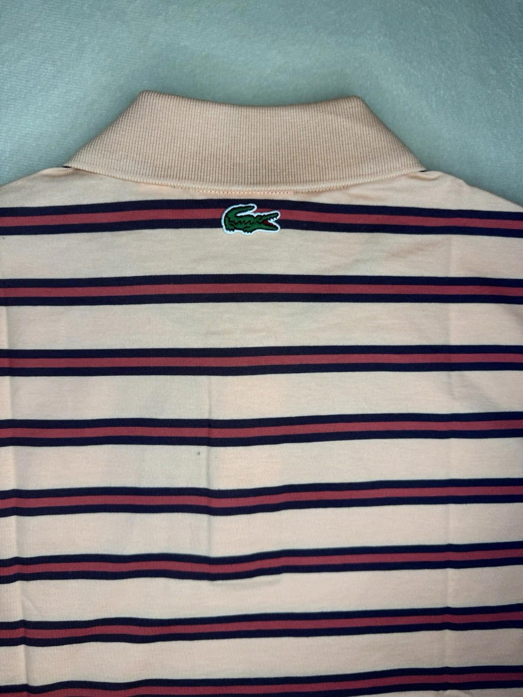 NEW! Lacoste Men's Regular Fit Cotton Polo Striped Shirt Small NWT