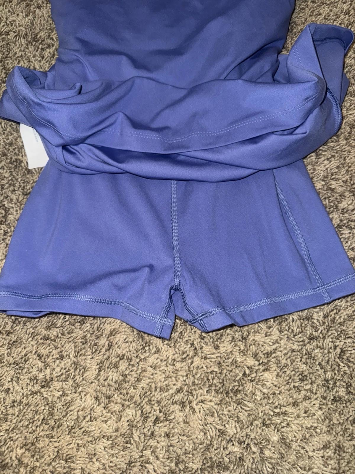 NEW NWT Under Armour athletic MOTION DRESS built in bodysuit Medium polyester