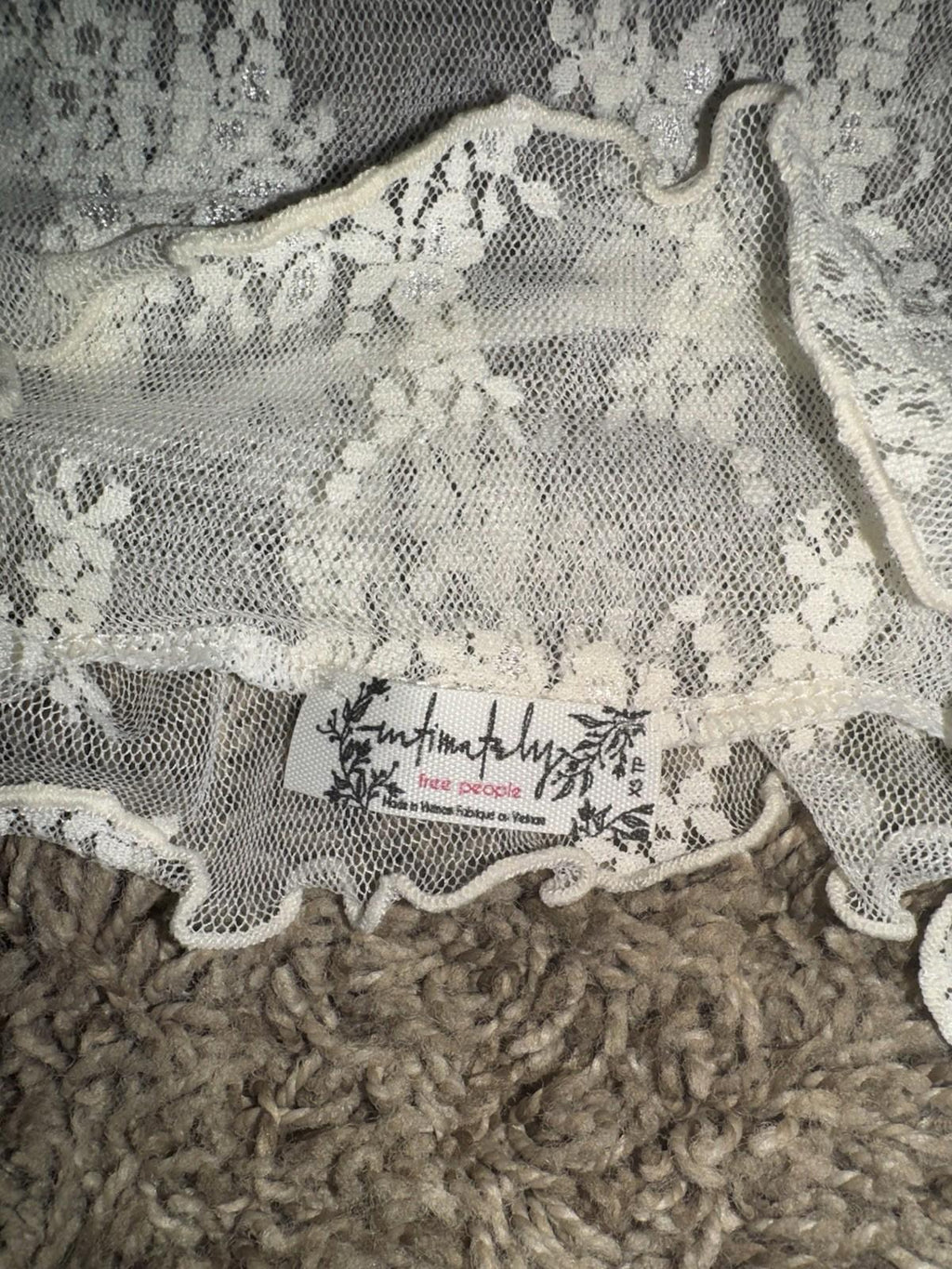 Free People Intimately FP Solid Nice Try Muscle Top in Evening Creme NEW!