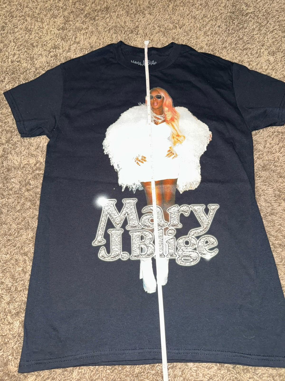NEW! Mary j Blige Graphic T- Shirt The for Mary My Fans Black Size SMALL NWOT