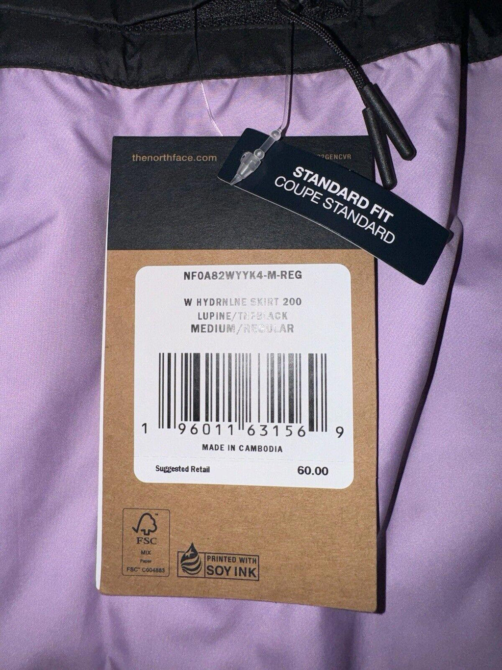 NWT north face Black Purple Women Skirt MD NEW! 🏓⛳️ 🎾