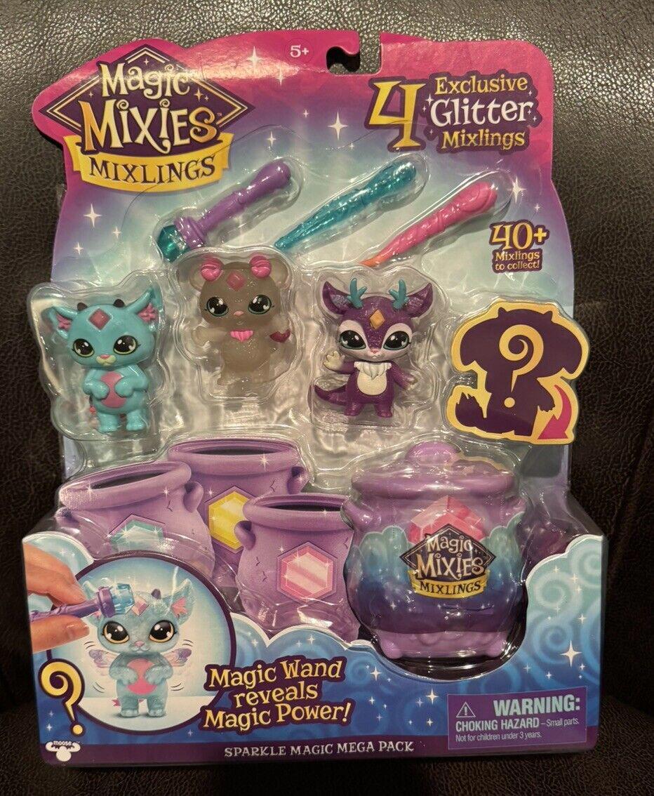 MAGIC MIXIES MIXLINGS - SPARKLE MAGIC MEGA PACK - INCLUDES 4 FIGURES - NEW