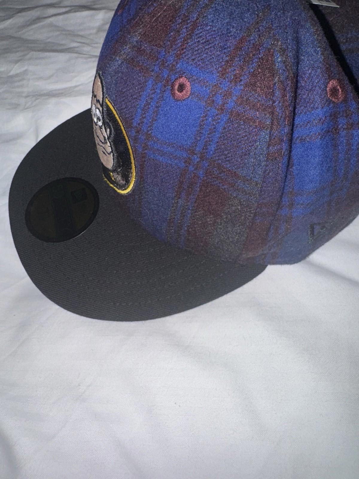 NWT New Era San Diego Padres Flannel Mascot Fitted Hat Plaid RARE Sz 7 1/8