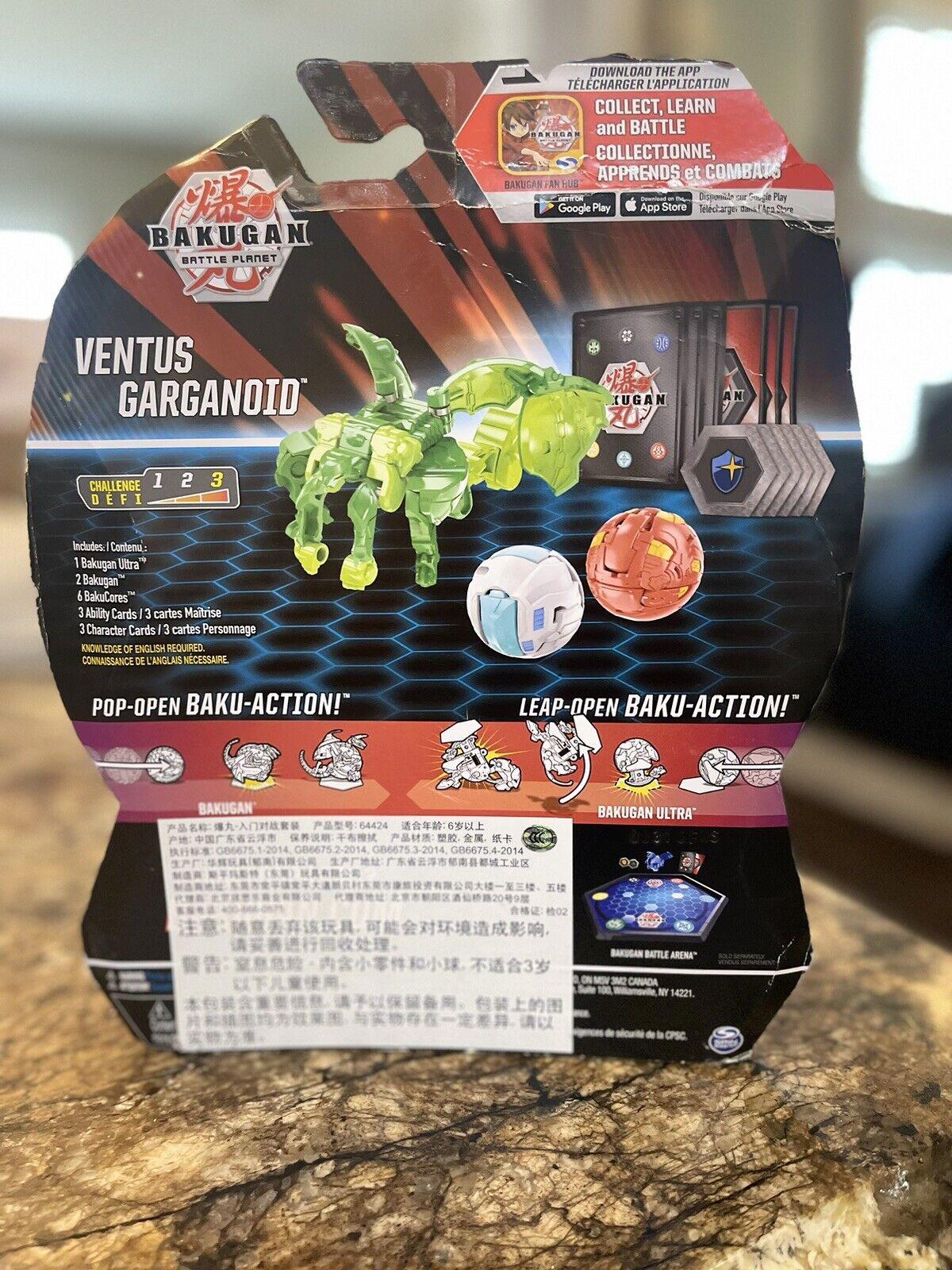 Bakugan Battle Planet Ventus Garganoid NEW SEALED RARE