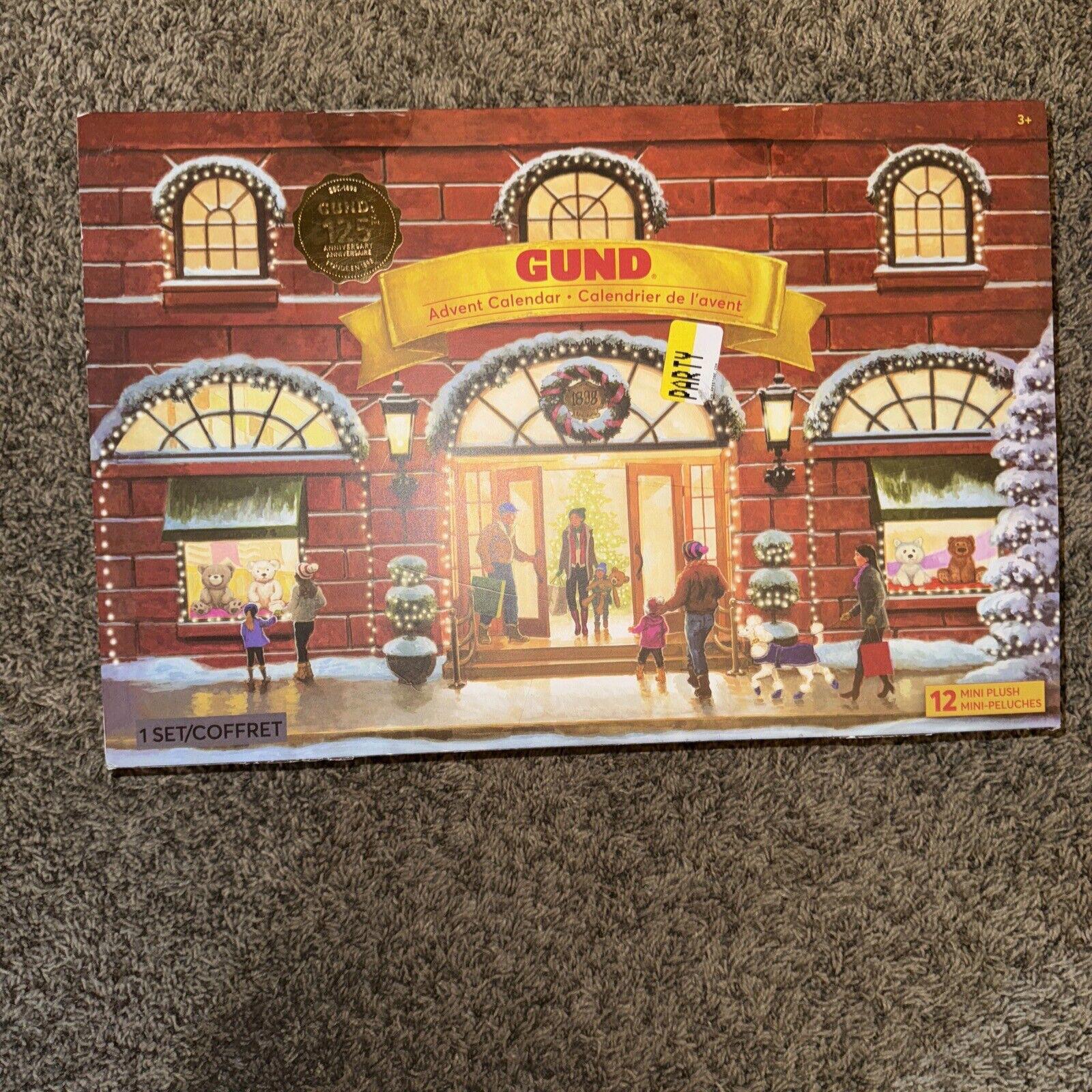 Gund - 2023 Holiday 12 Days of Christmas Advent Plush Calendar. NEW