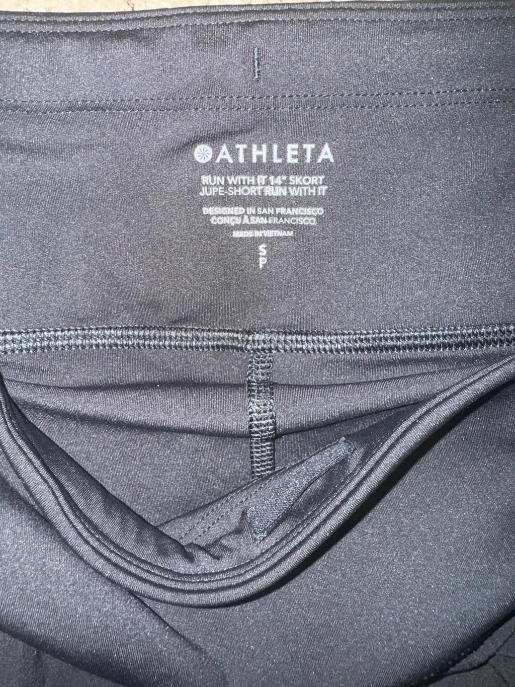 ATHLETA | NWT Run With It High Rise Athletic Skirt Skort 14” Tennis Golf Size S