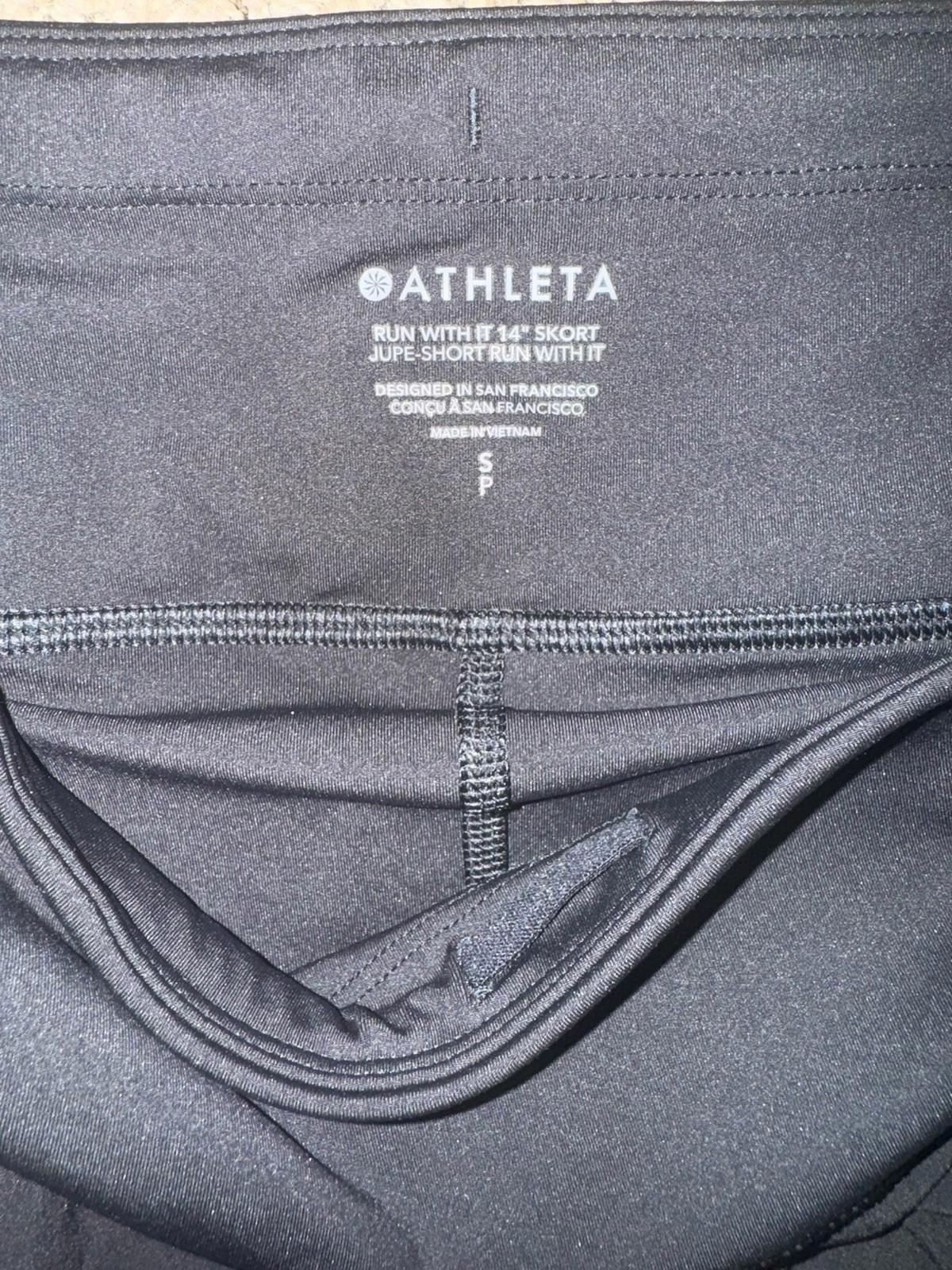 ATHLETA | NWT Run With It High Rise Athletic Skirt Skort 14” Tennis Golf Size S