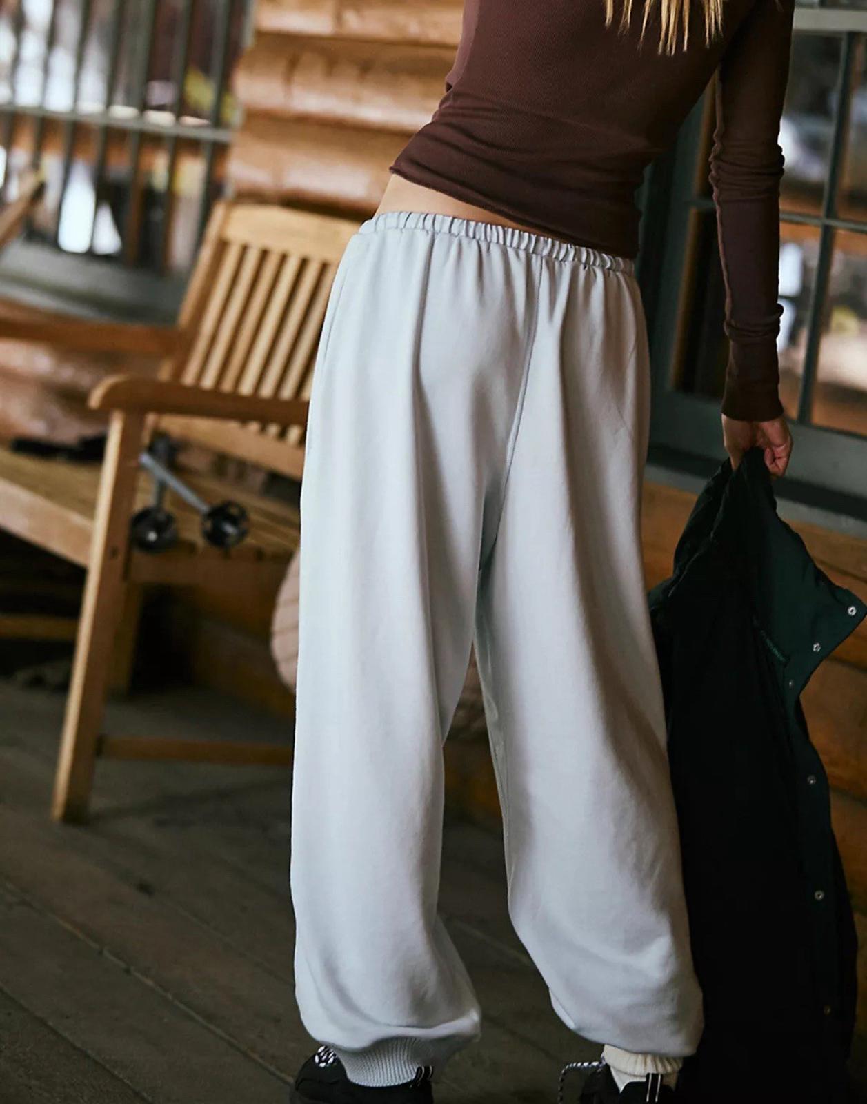 NEW FREE PEOPLE FP MOVEMENT Arctic Snow Freestyle PANTS SWEATPANTS SZ MED