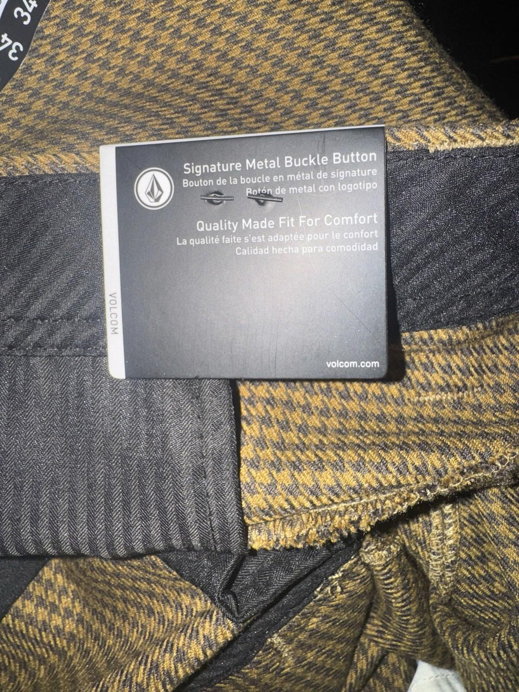 NEW! Volcom Men's Frickin Modern Fit Stretch Pant A1112306 SIZE 30X34 Shepherd