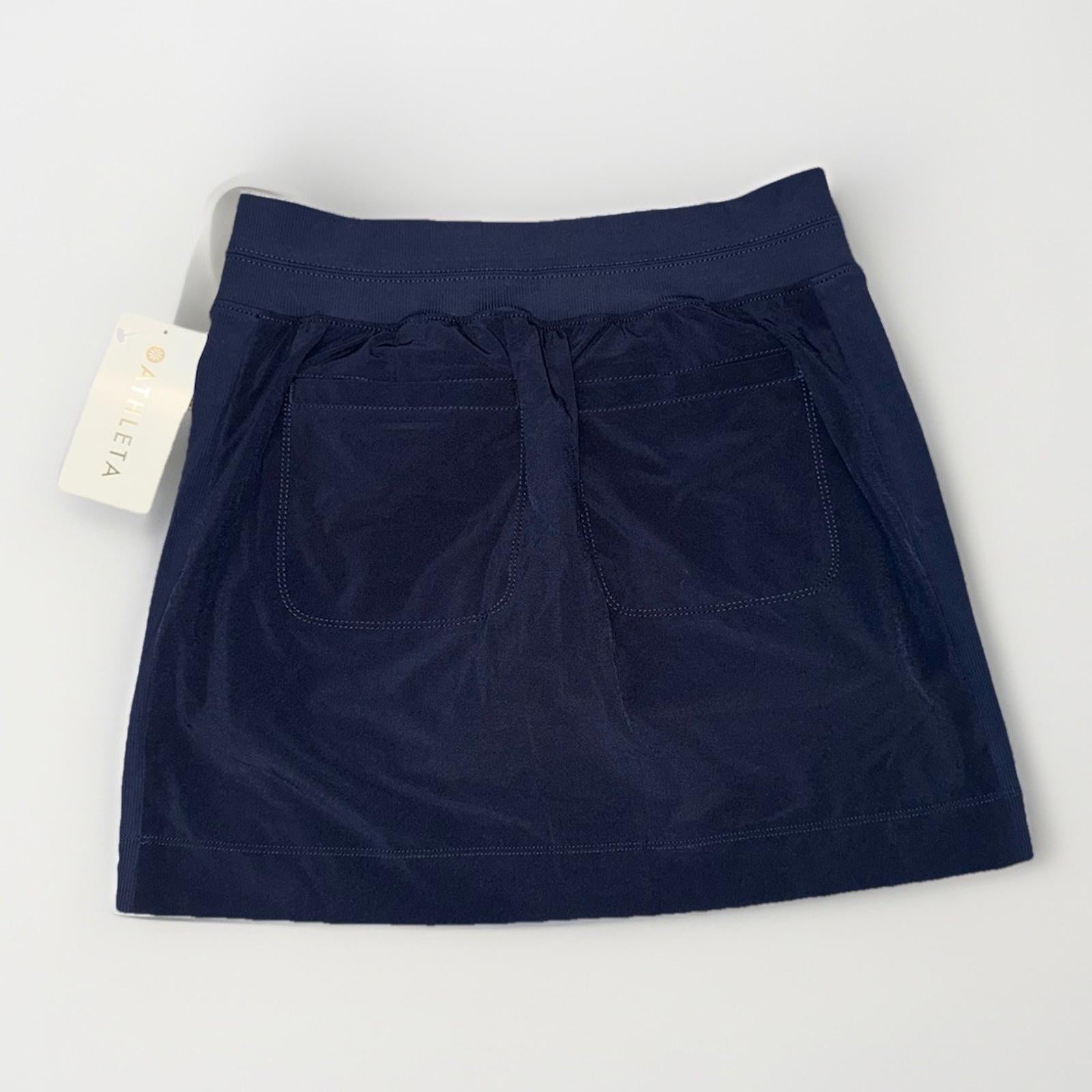 Athleta Women's BROOKLYN HEIGHTS SKORT in Navy Size 4  NEW