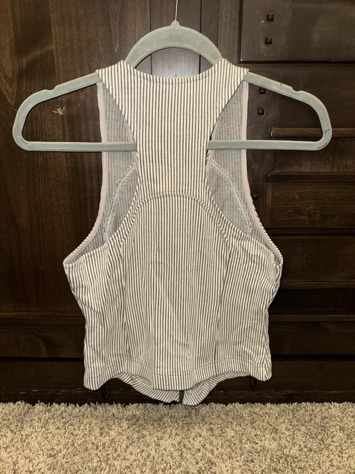 NEW! Anthropologie Striped Zip-up Tank. NWT MSRP $68 SOLD OUT