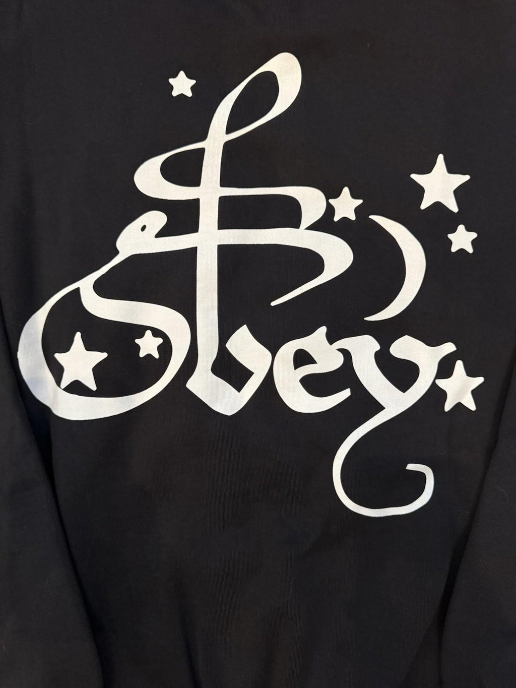 NEW! Obey Moon & Stars Crewneck Sweatshirt Black Size MED NWT