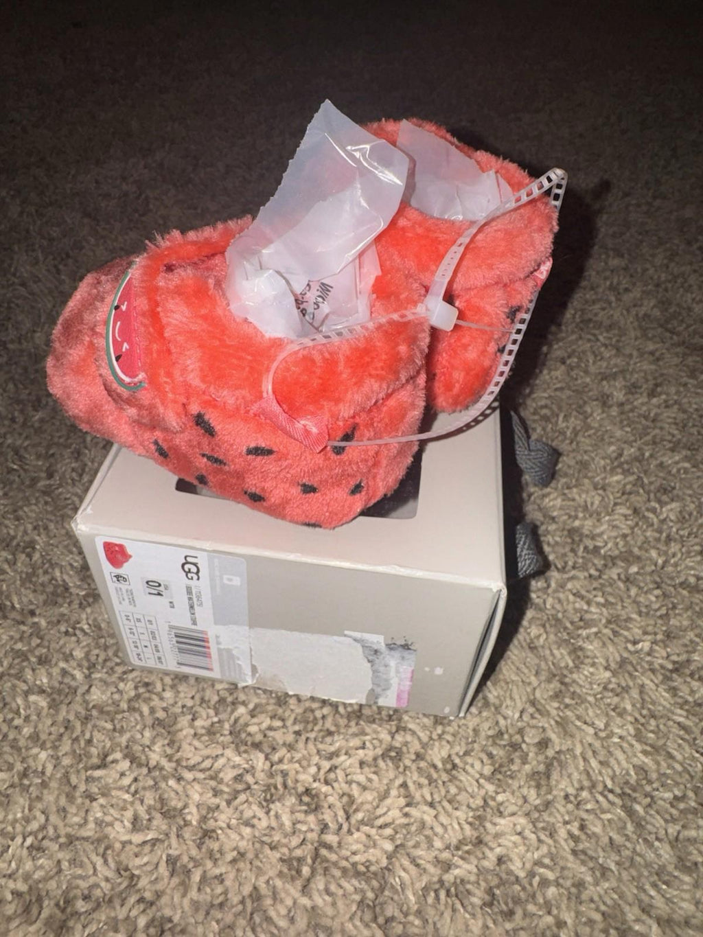 Ugg Bixbee Bootie "Watermelon" Girls' BRAND NEW Baby 0/1 NEW