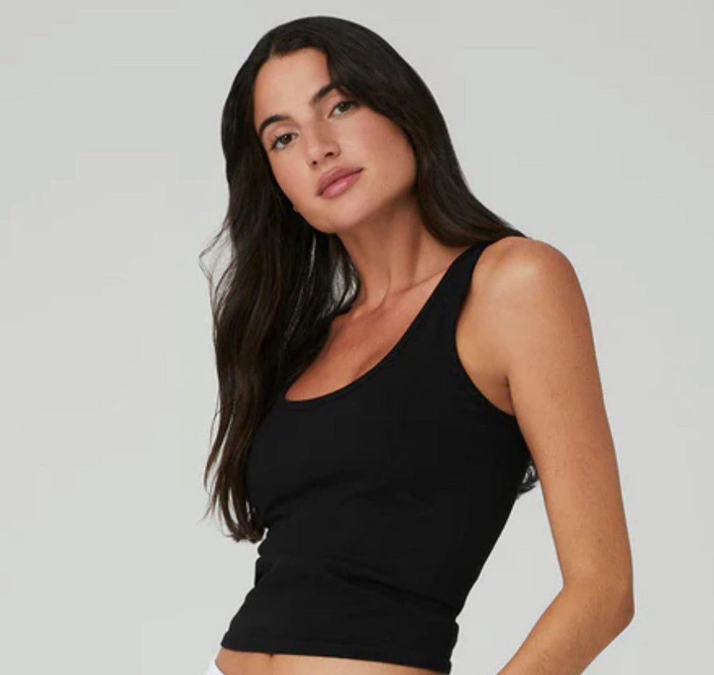NEW Authentic Alo Yoga seamless chosen tank Black. Small. NWT