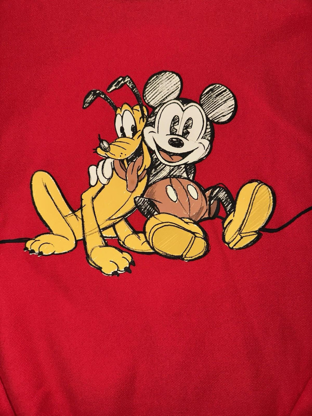 Adult S Champion Reverse Weave Disney Mickey Mouse Crewneck Sweatshirt NEW