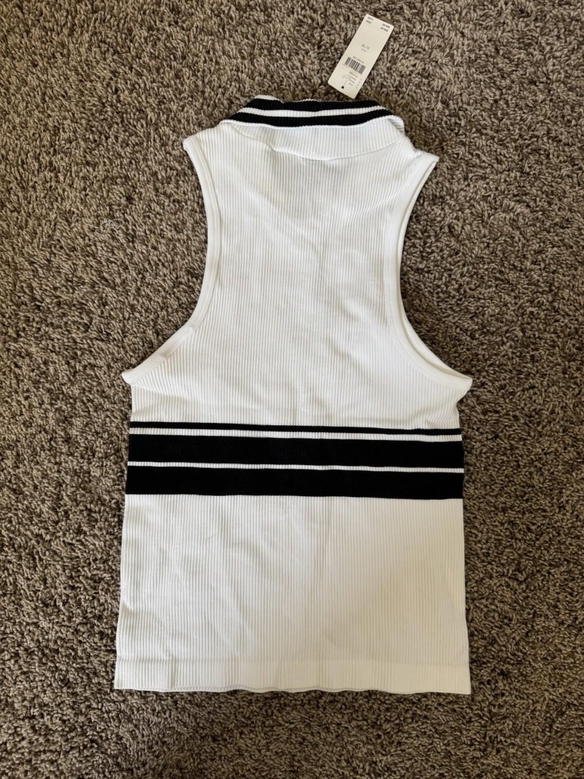 NEW! Maeve Anthropologie Ribbed Polo Tank Top SM NWT SOLD OUT ONLINE MSRP $58