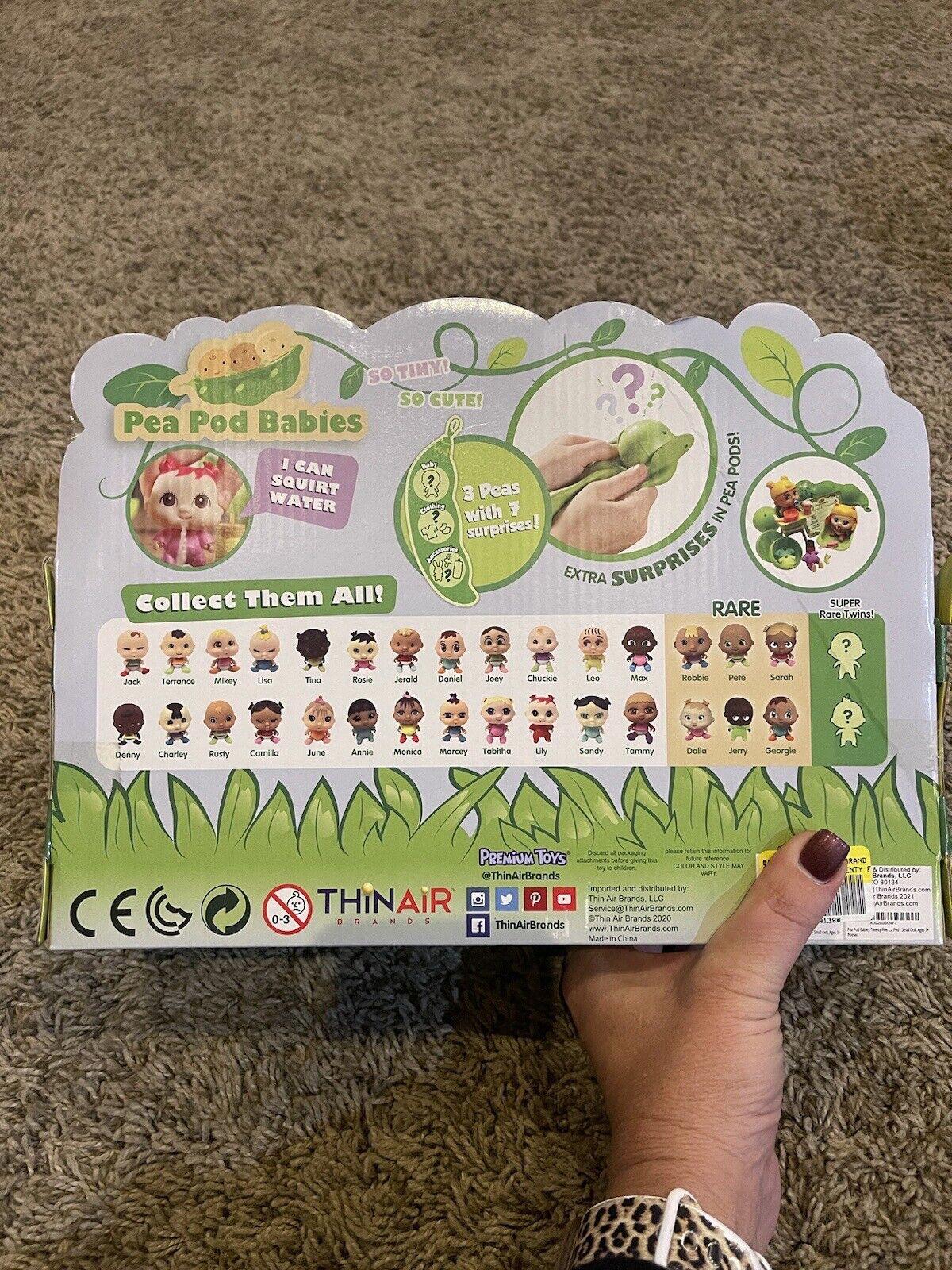 Pea Pod Babies Twenty Five Piece Dinner and Bath Time Playset - Collectible