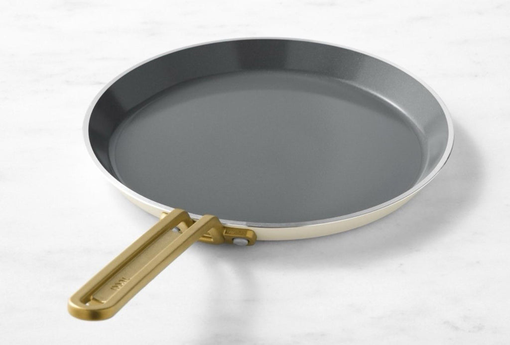 Williams Sonoma GreenPan Stanley Tucci™ Ceramic Nonstick 10” Crepe Pan White NIB