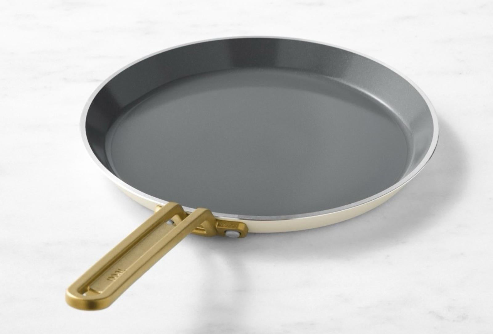 Williams Sonoma GreenPan Stanley Tucci™ Ceramic Nonstick 10” Crepe Pan White NIB