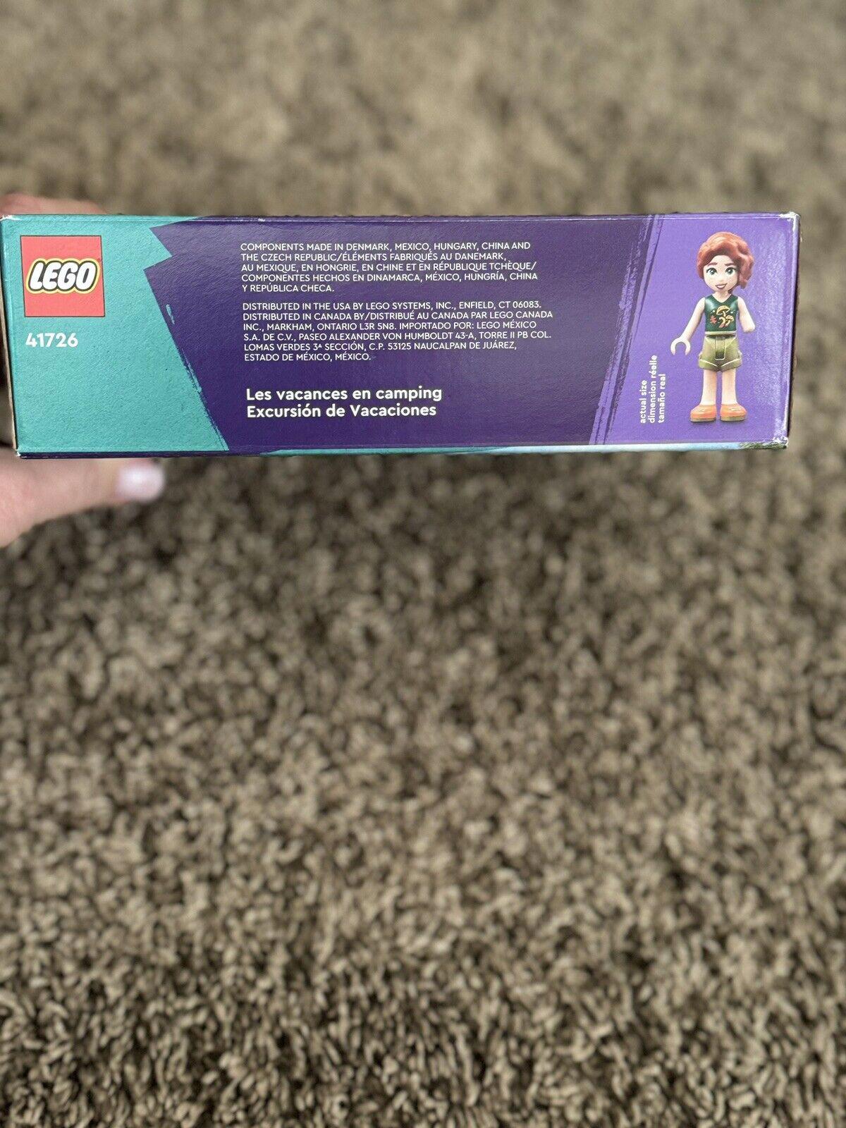 BRAND NEW LEGO Friends 41726 Holiday Camping Trip 87 Pieces Ages 4+