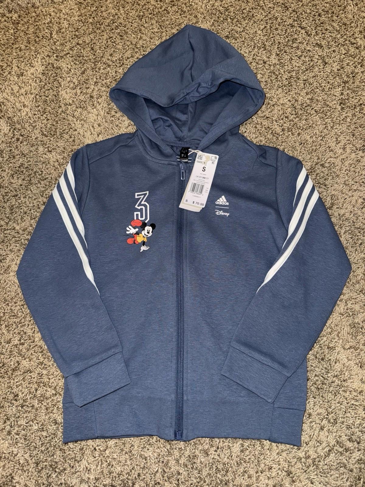 NEW! adidas kids ADIDAS DISNEY MICKEY MOUSE Zip-up Jacket HOODIE NWT