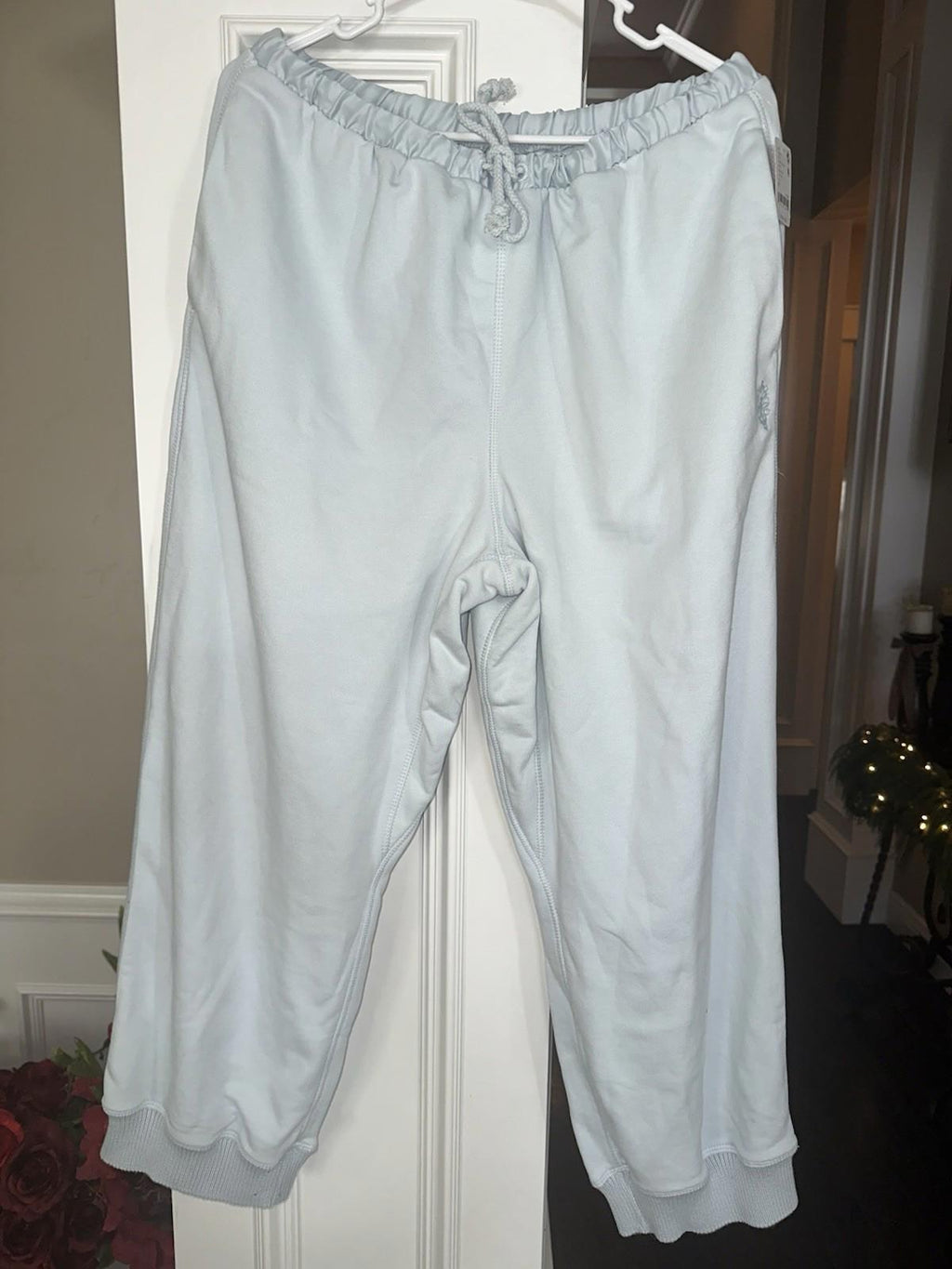 NEW FREE PEOPLE FP MOVEMENT Arctic Snow Freestyle PANTS SWEATPANTS SZ MED
