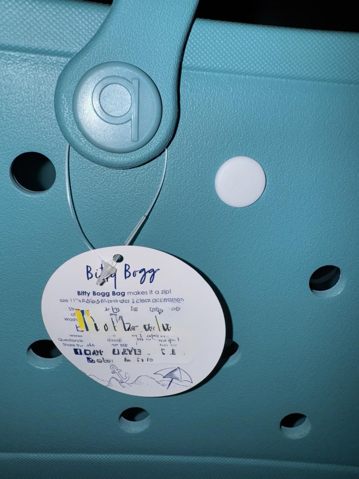 NEW! BITTY Bogg Bag - Turquoise. NWT