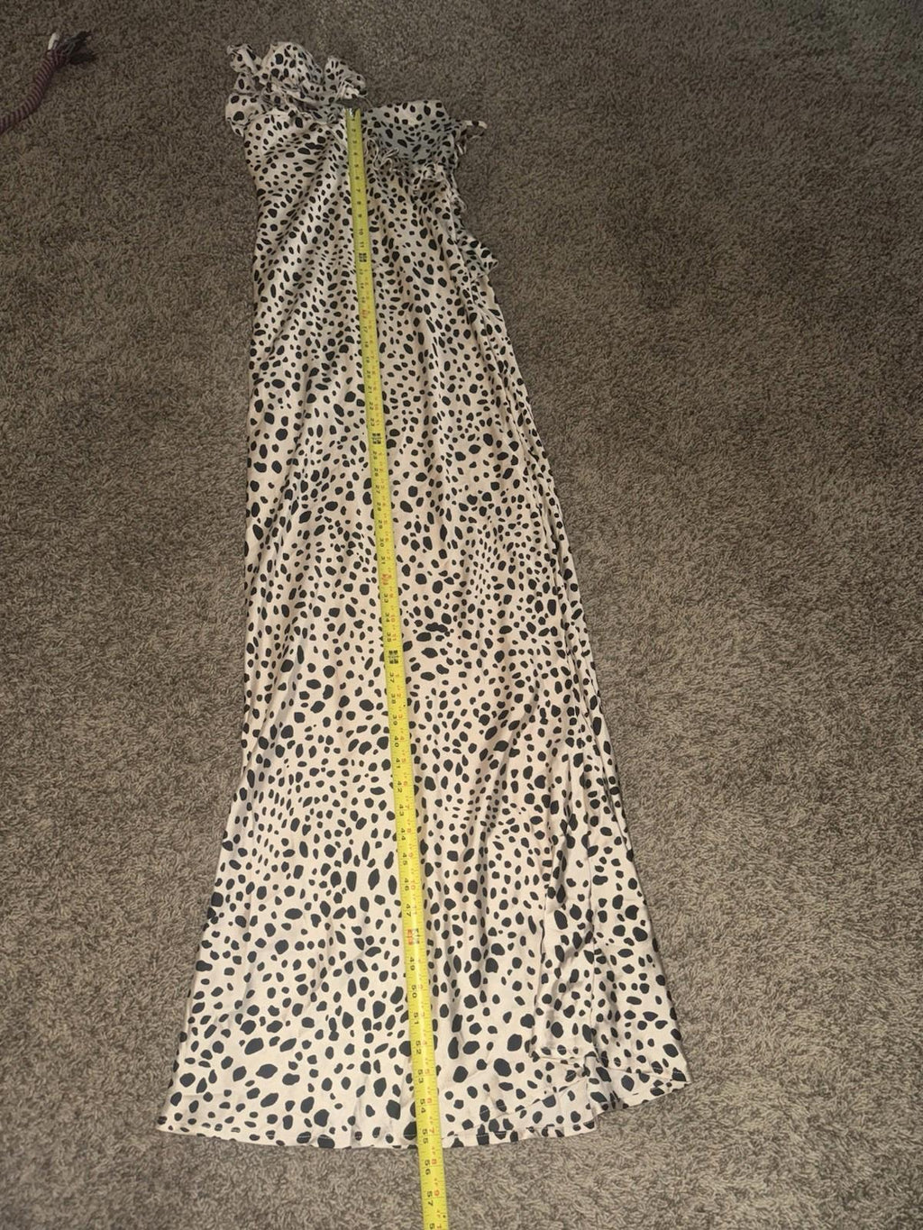 NWOT Shein  leopard print  asymmetrical midi Dress Boho size