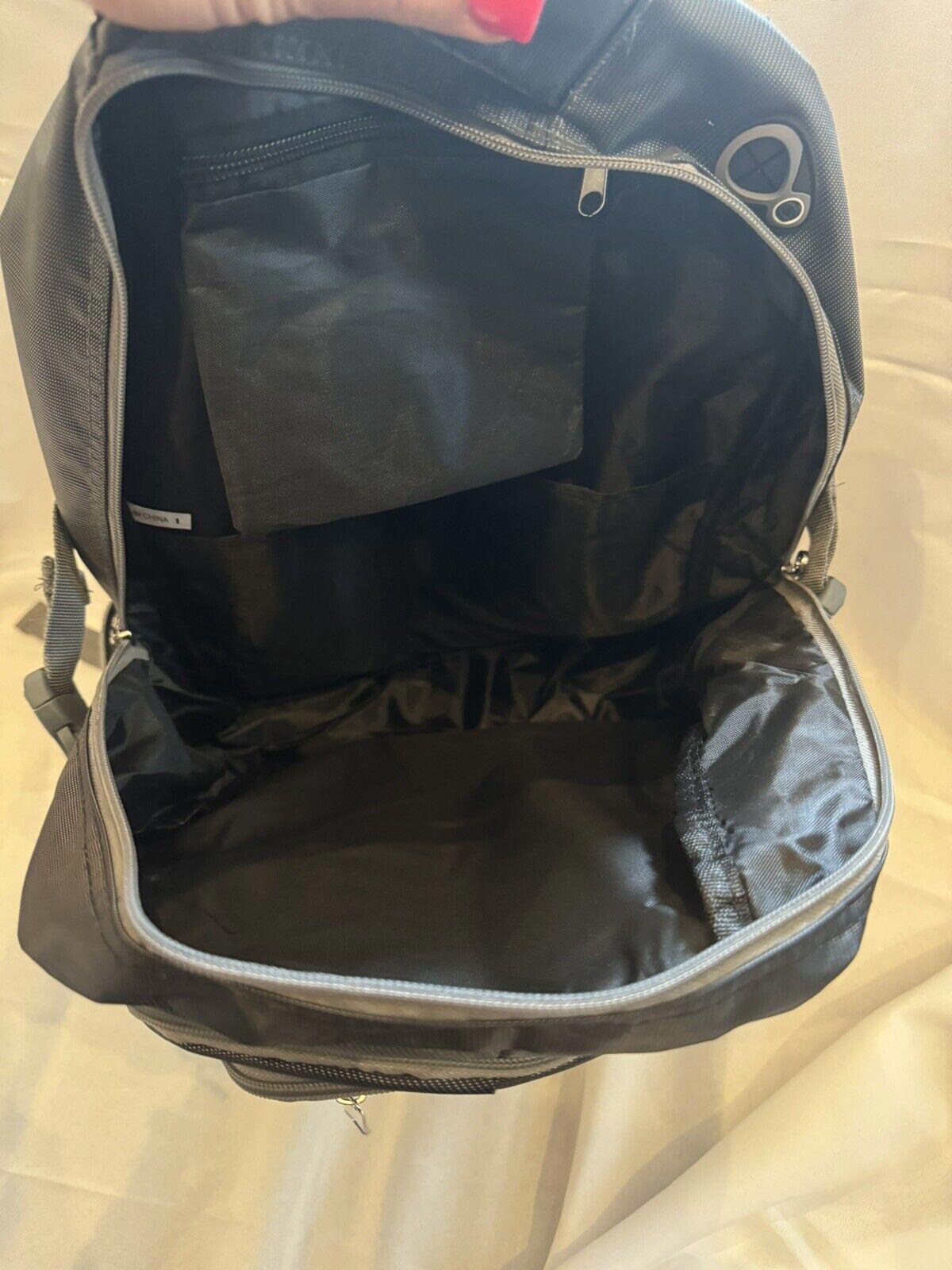 PICKLEBALL MARKETPLACE "All-In-1" Backpack - Perfect size - New - Black & Grey
