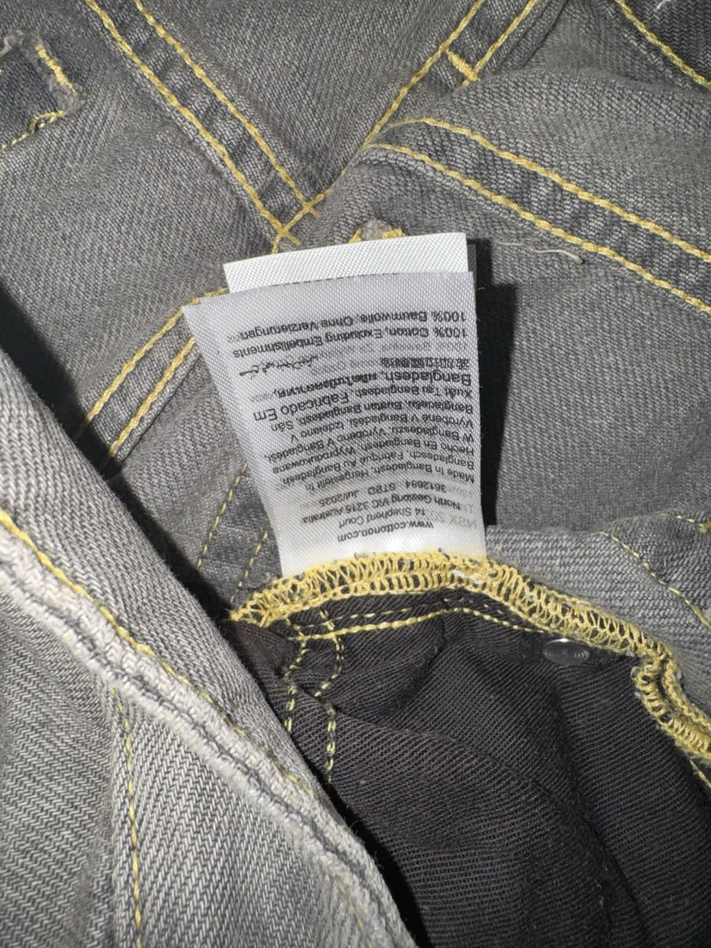 COTTON:ON Super Baggy Jeans in Y2K Washed Grey, size 30 NEW