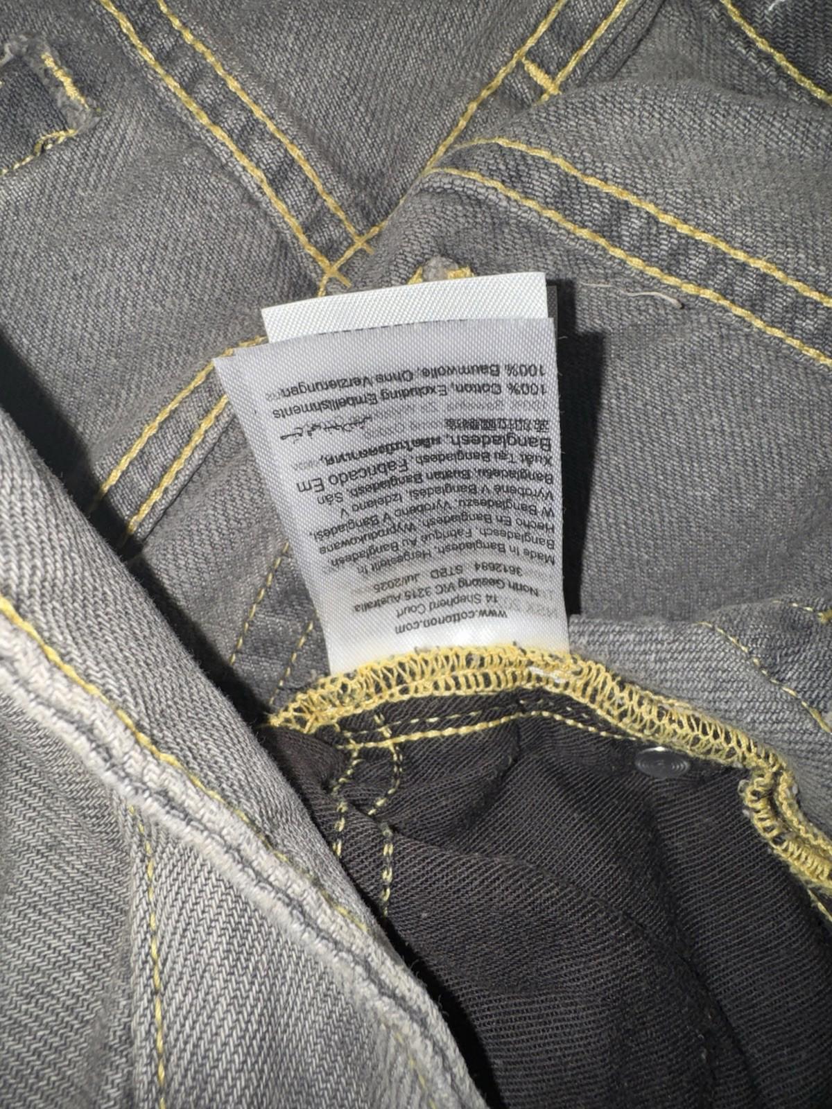 COTTON:ON Super Baggy Jeans in Y2K Washed Grey, size 30 NEW