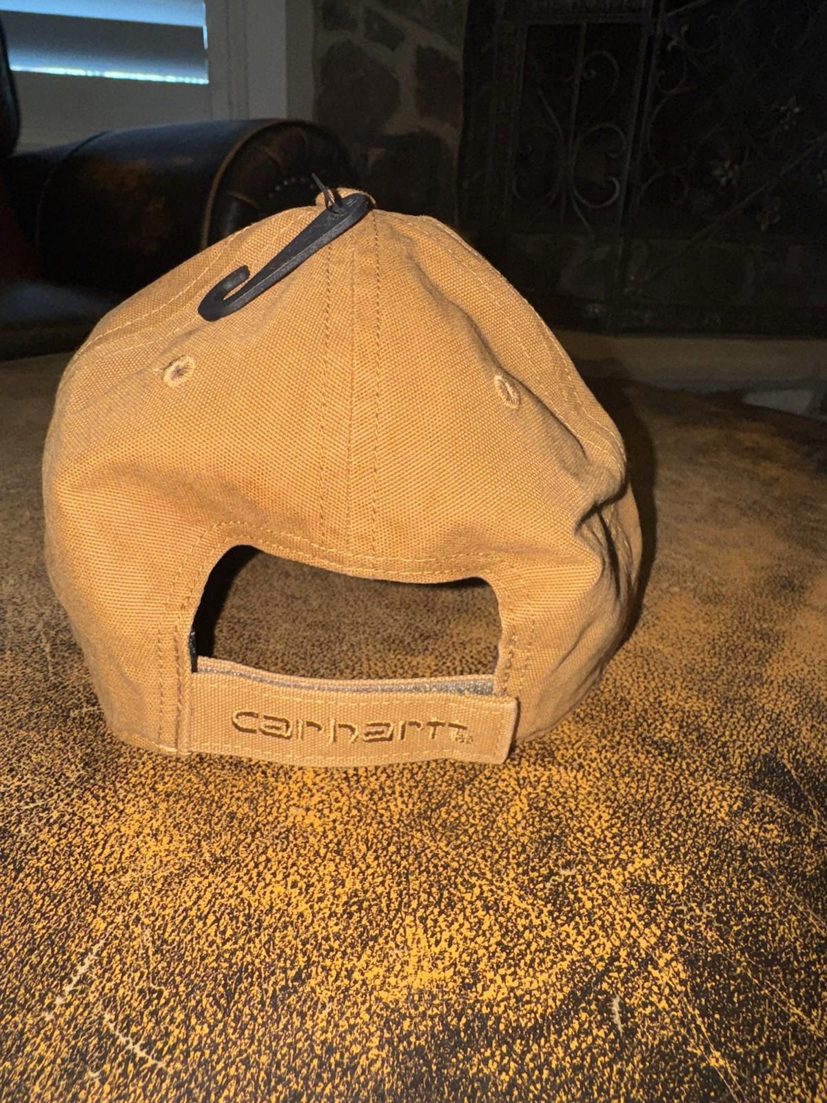 Carhartt Odessa Men's Canvas Hat Baseball Cap Light Tan Brown Model AH0289 NWT