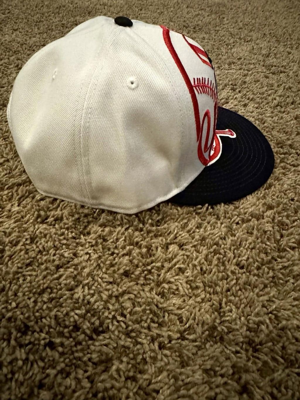 New Era 9fifty White New York Yankees Hat Cap Big Logo Embroidered Logo SnapBack
