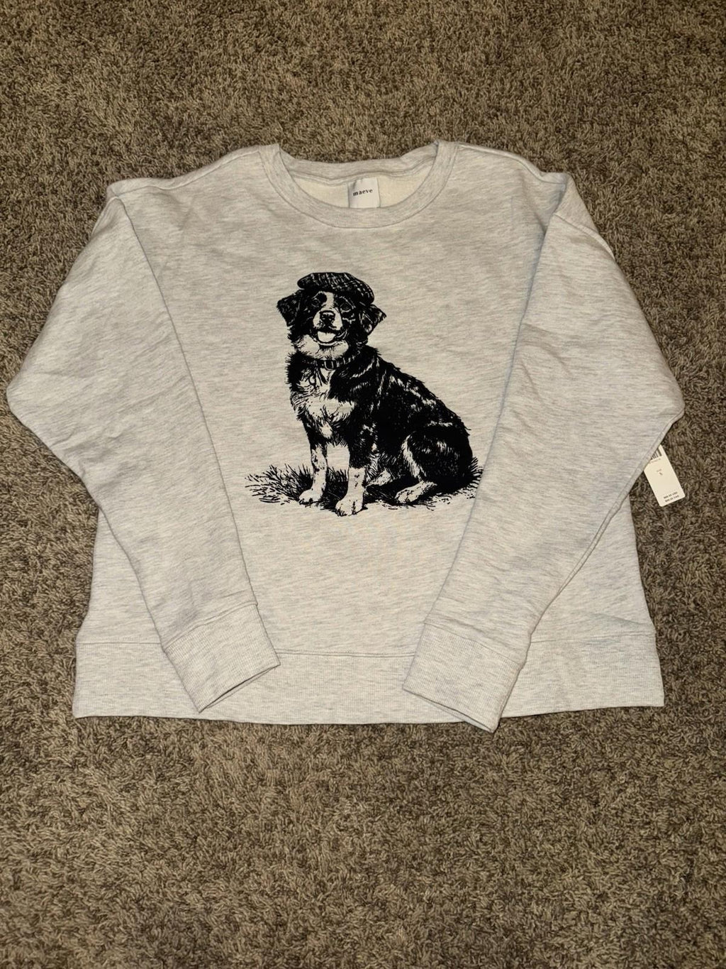 NWT ANTHROPOLOGIE MAEVE Best in Show Dog Sweatshirt SOLD OUT ONLINE!