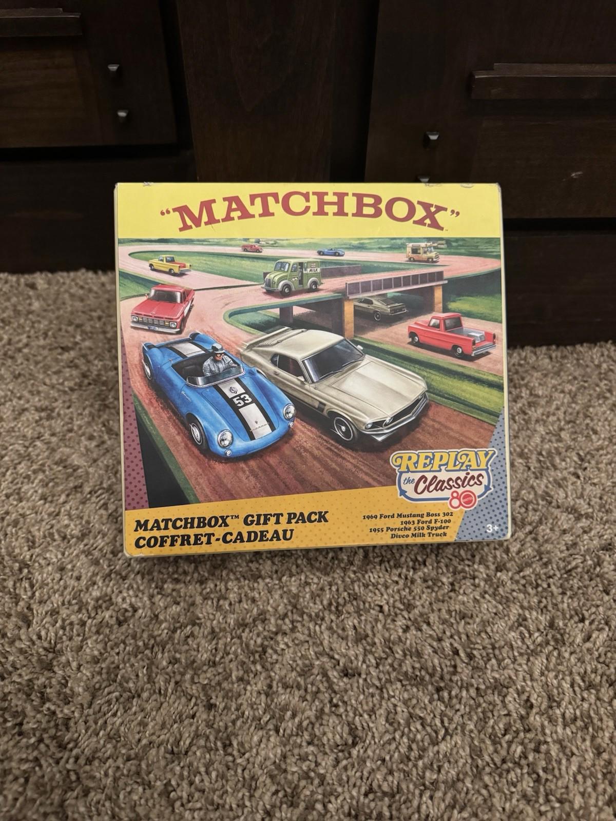 2025 Matchbox Replay the Classics Gift Pack Mattel 80th Anniversary Ltd Edition