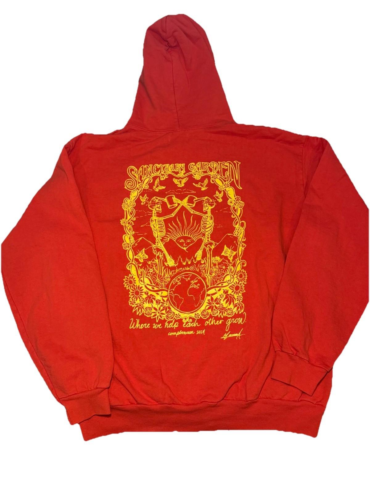 RARE NEW ComplexCon Sanctuary Garden Hoodie, Spiritual Vibes XL, Streetwear NWOT