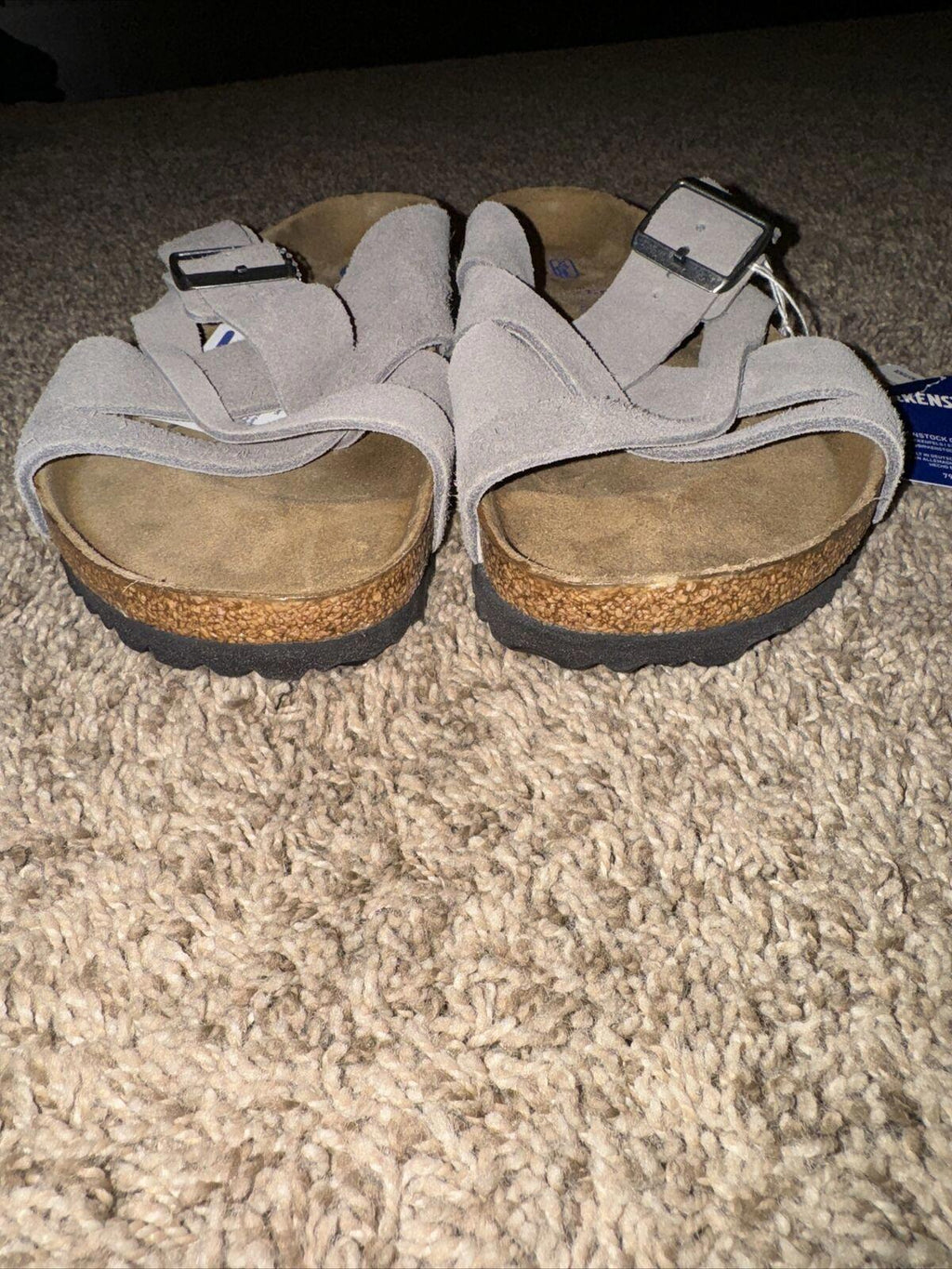 Birkenstock Lugano Stone Coin Regular Mens 10 NWOB
