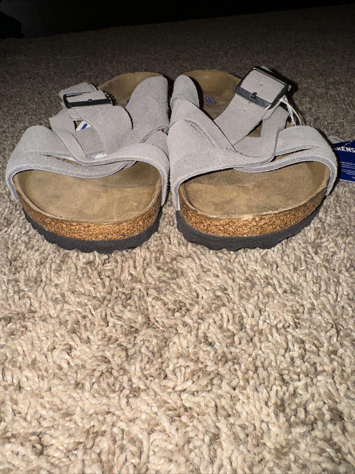 Birkenstock Lugano Stone Coin Regular Mens 10 NWOB