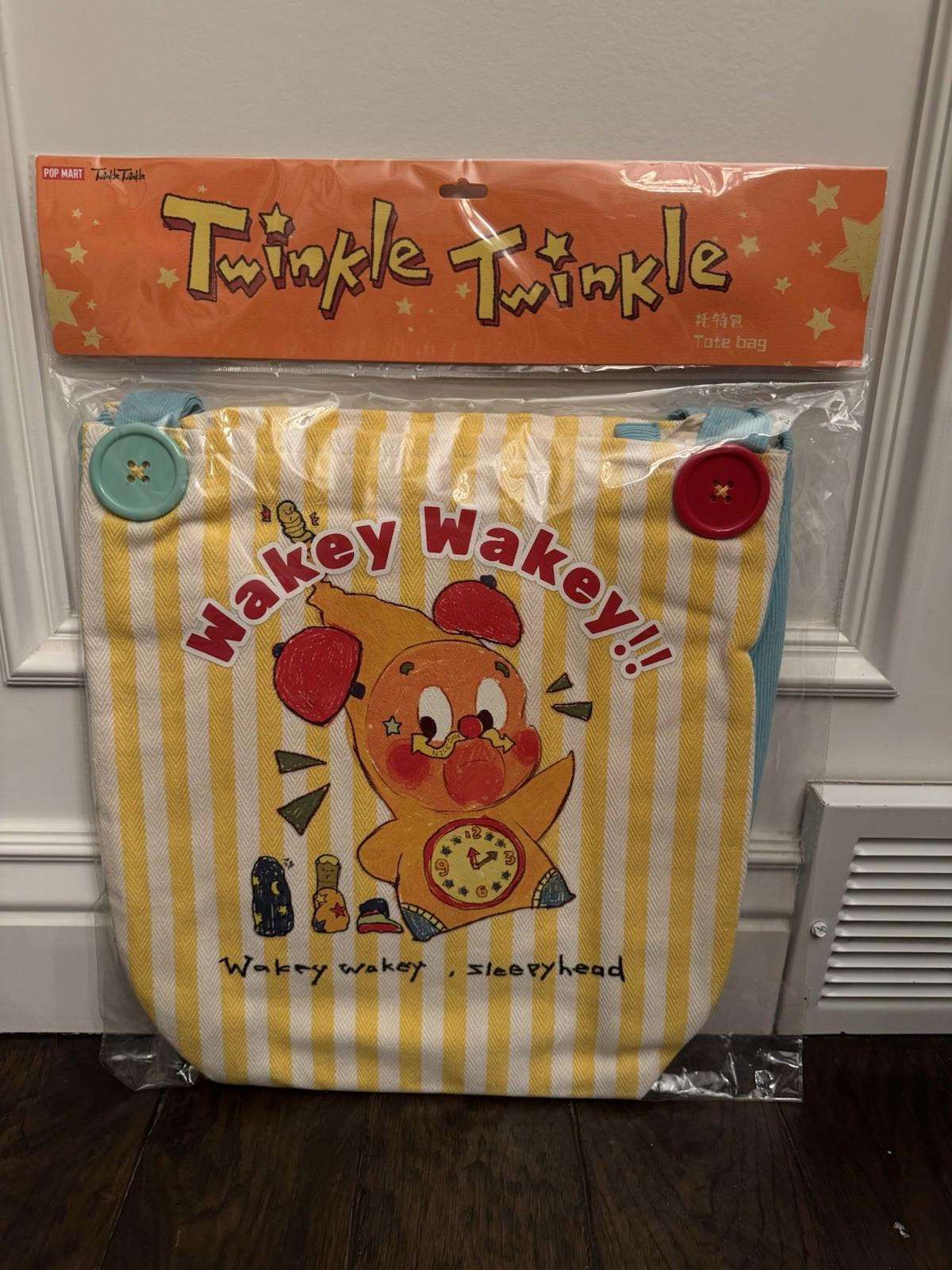 POP MART Twinkle Twinkle Be a Little Star Series Tote Bag Limited edition NEW!