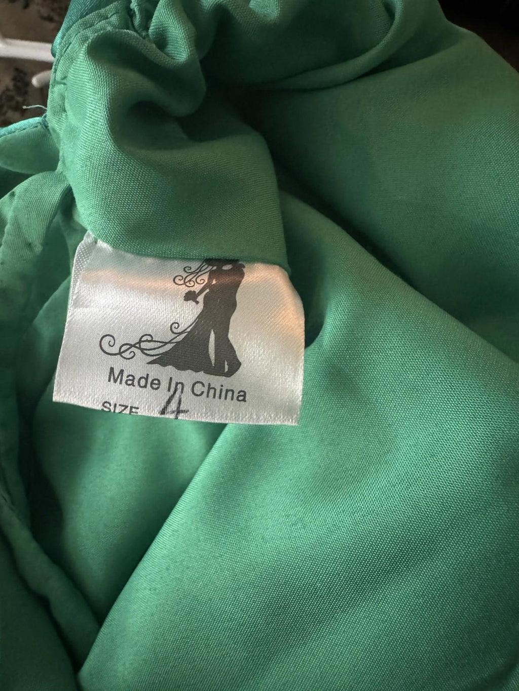 NEW! Witness of Love Green Maxi Dress Size 4 Formal Wedding NWT