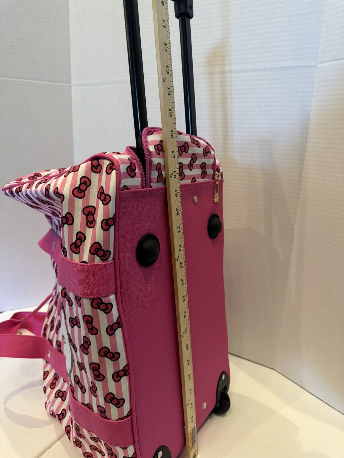 HELLO KITTY 17" Wheeled Duffle Bag Officially Licensed