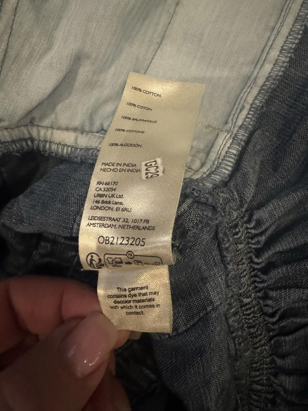 Free People We The Free Roselle Denim Mini Skirt Button Drawstring High Rise XS